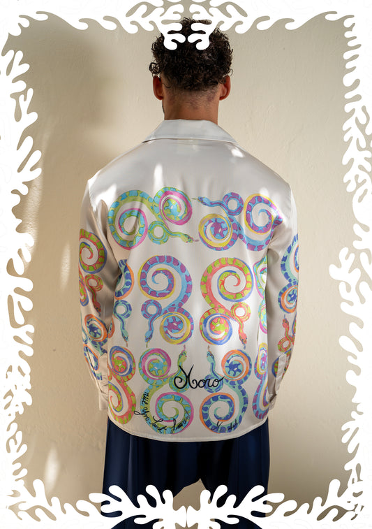 SILK PRINTED SHIRT ELHANCH
