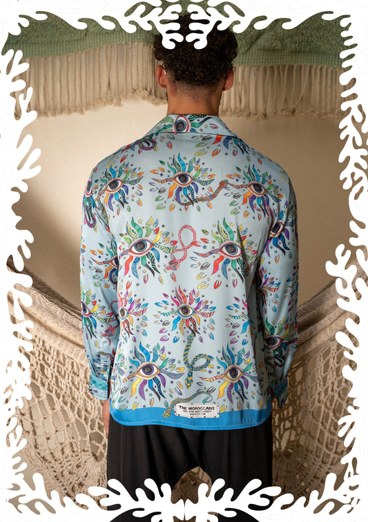 SILK PRINTED SHIRT EL AÏN