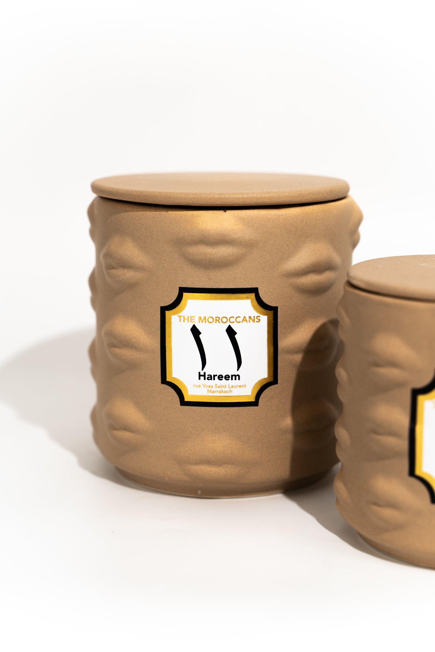 Scented Ceramic Candle – Lip Motif