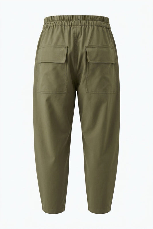 MORO CARGO PANT | khaki crepe
