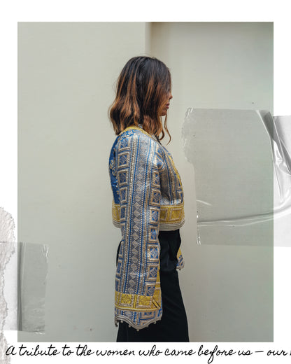 BROCARD SADRIA | blue & yellow