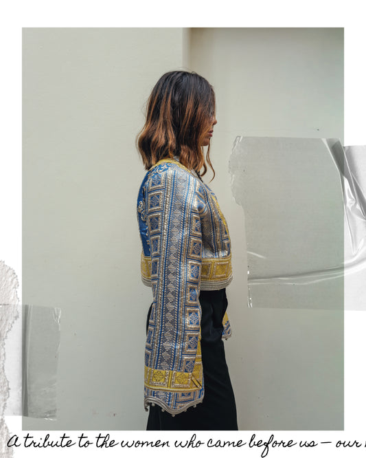 BROCARD SADRIA | blue & yellow