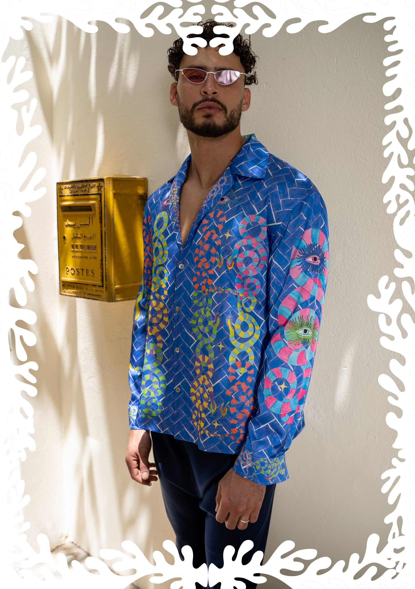 SILK PRINTED SHIRT ZELLIGE