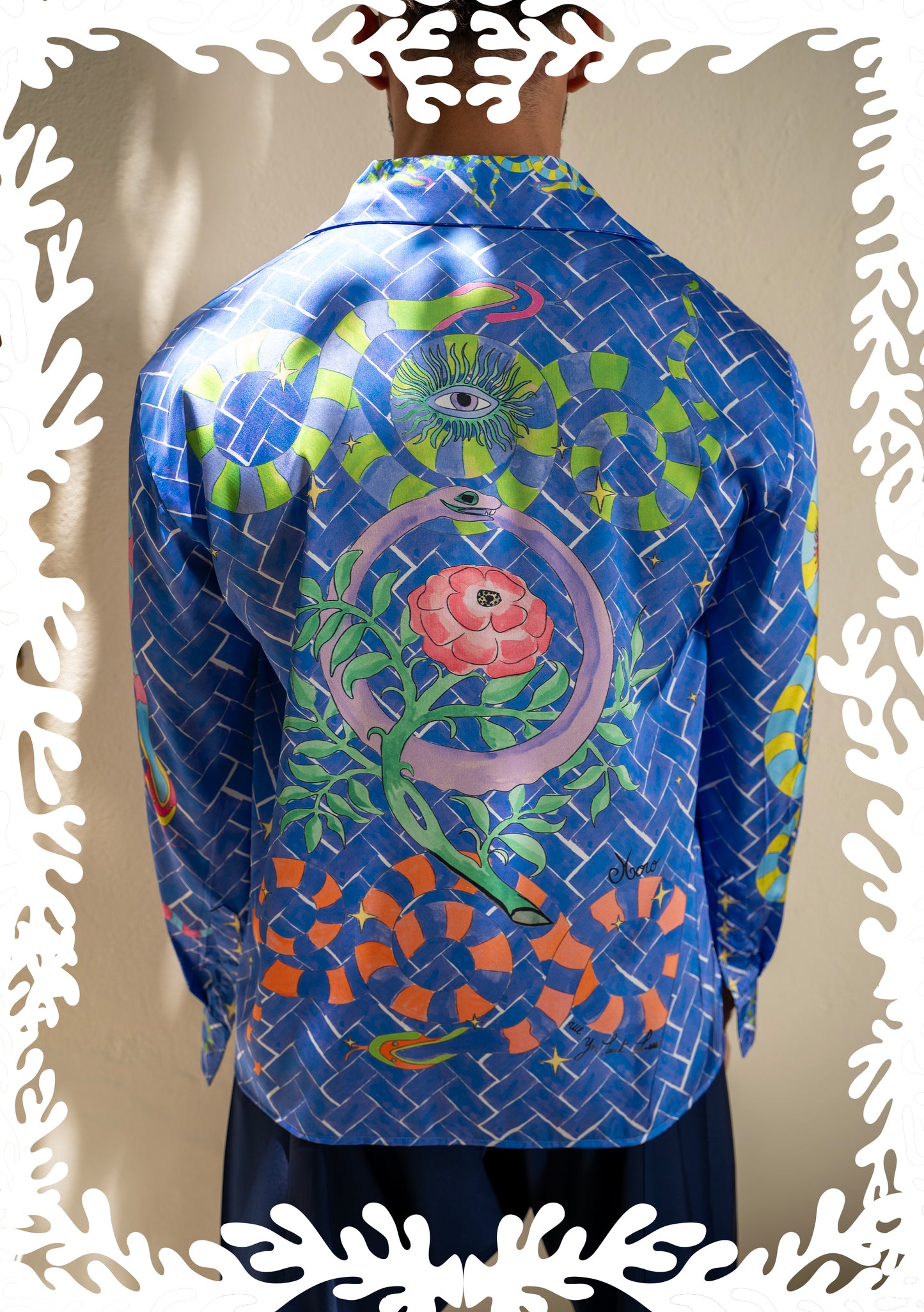 SILK PRINTED SHIRT ZELLIGE