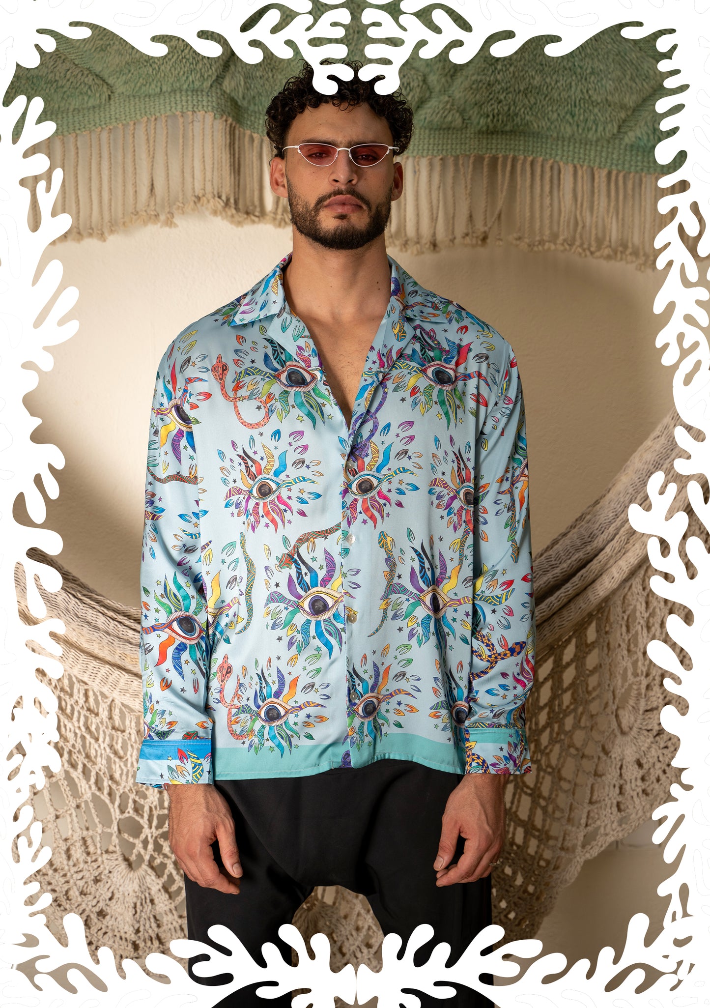SILK PRINTED SHIRT EL AÏN