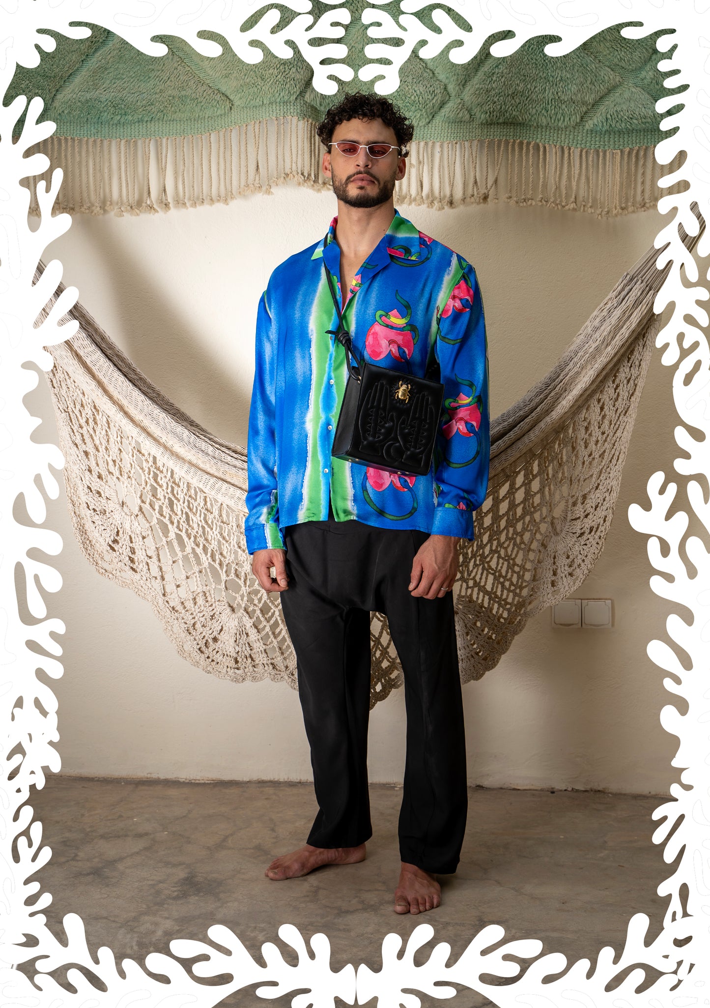 SILK PRINTED SHIRT KALBI