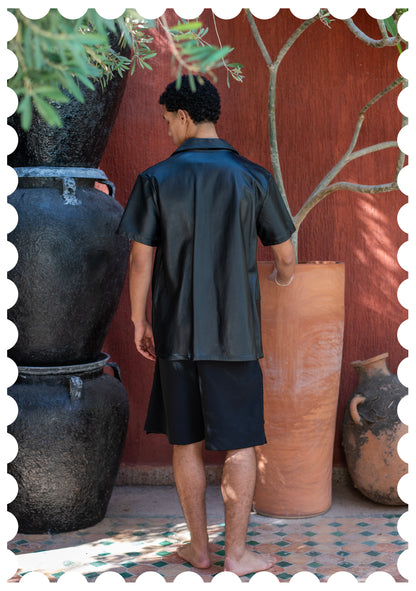 MORO LEATHER SHIRT