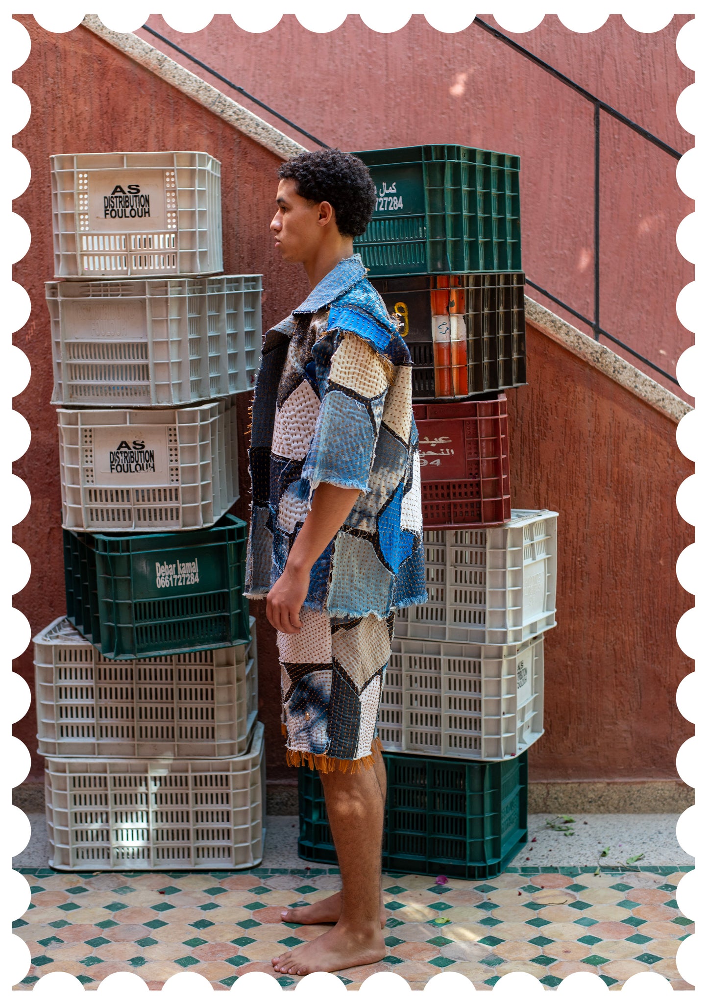 Denim Patchwork Shirt