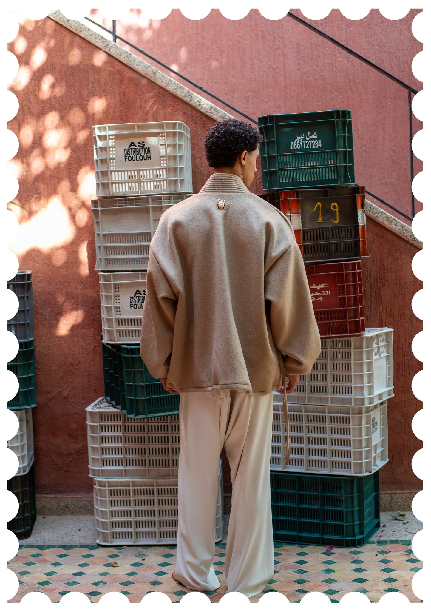 Wool Mlifa Kimono Bomber