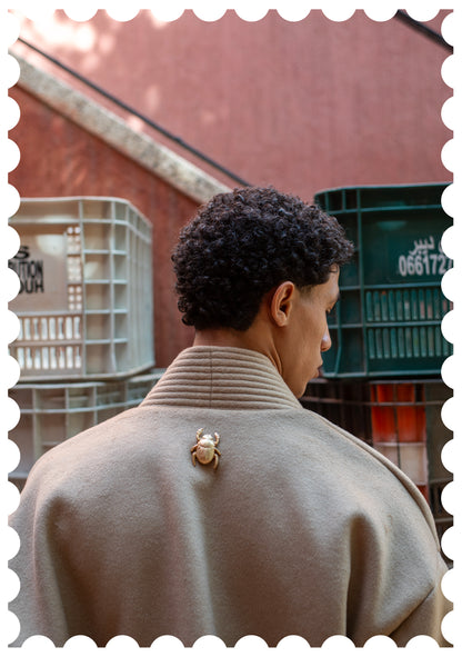 Wool Mlifa Kimono Bomber