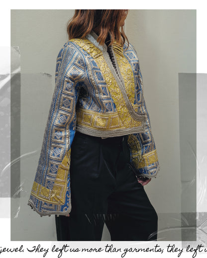 BROCARD SADRIA | blue & yellow