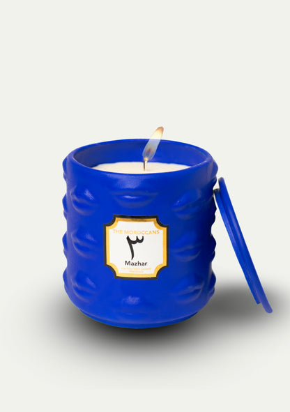 Scented Ceramic Candle – Lip Motif