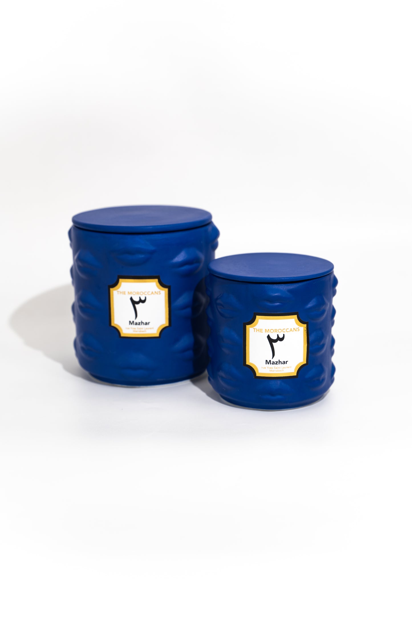 Scented Ceramic Candle – Lip Motif