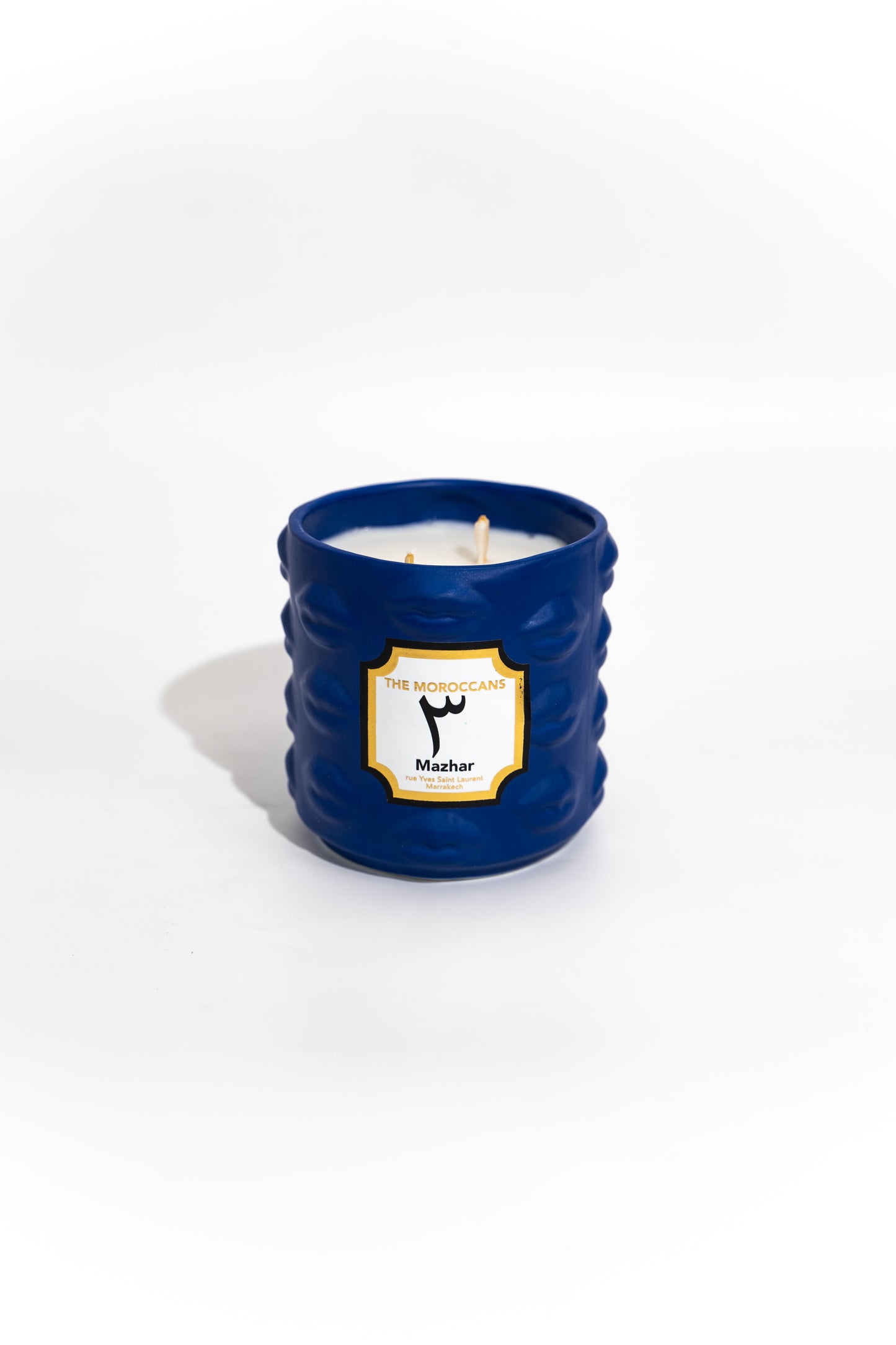 Scented Ceramic Candle – Lip Motif