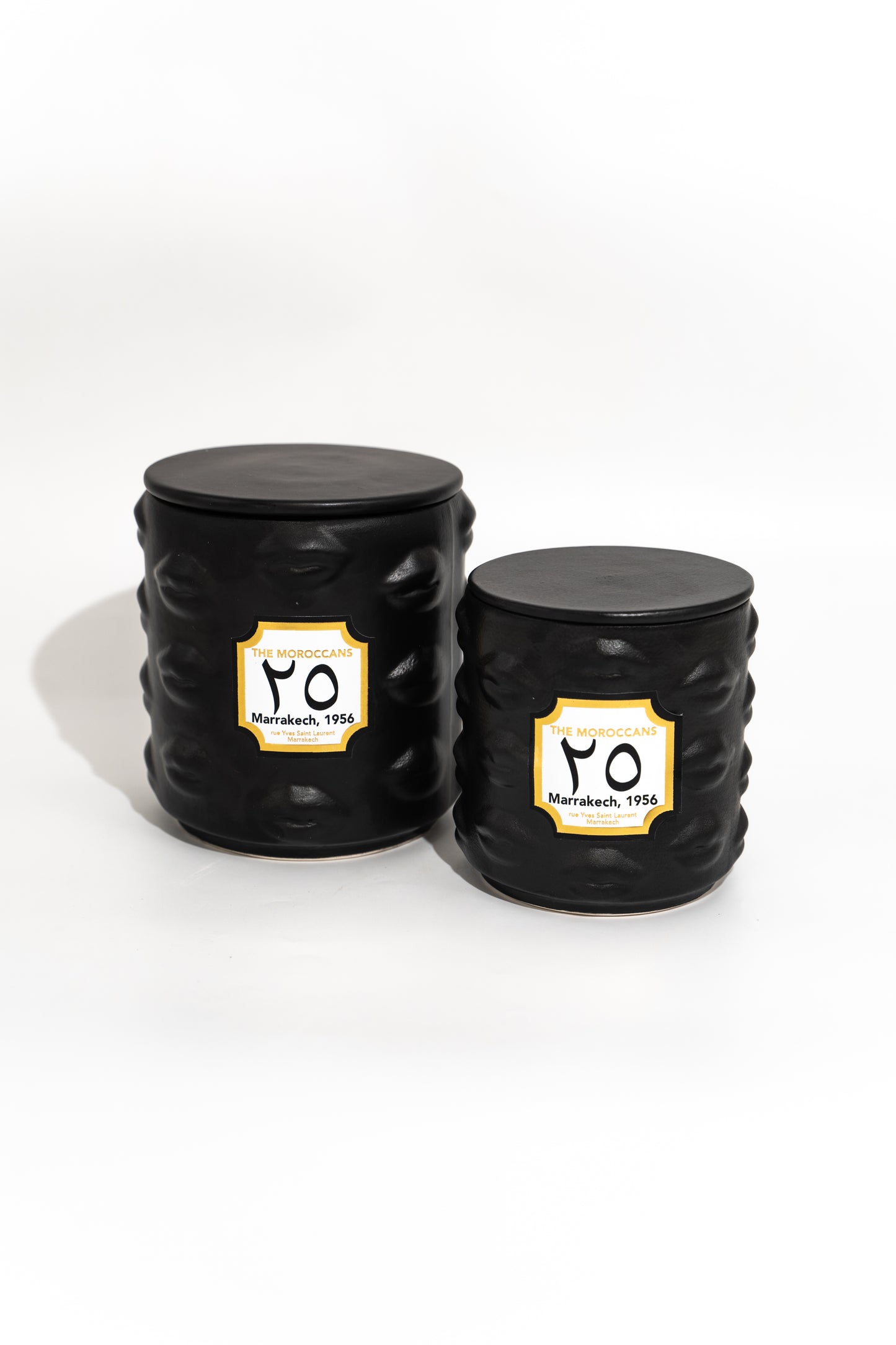 Scented Ceramic Candle – Lip Motif