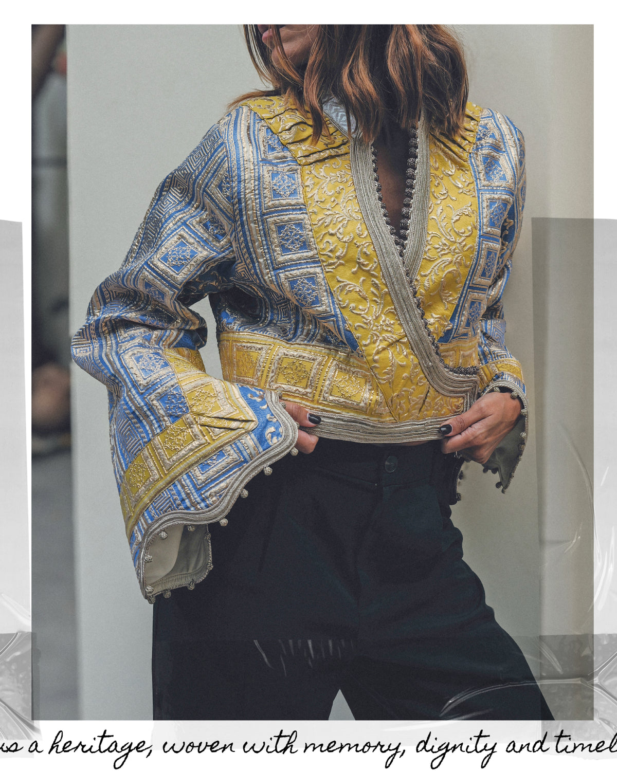 BROCARD SADRIA | blue & yellow