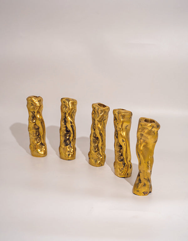 FINGER PRINT CANDLE HOLDER