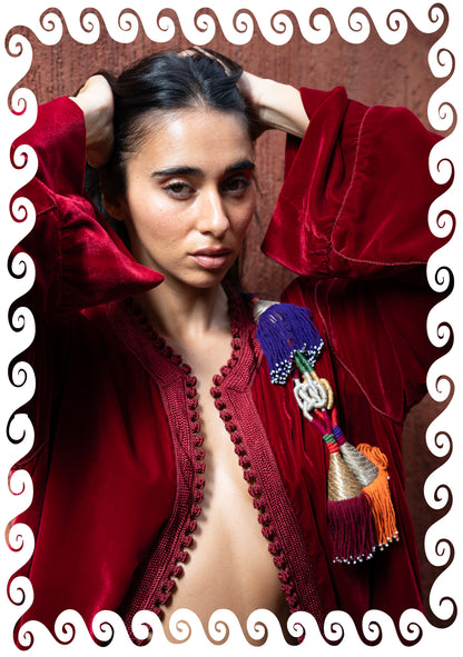 VELVET CAFTAN