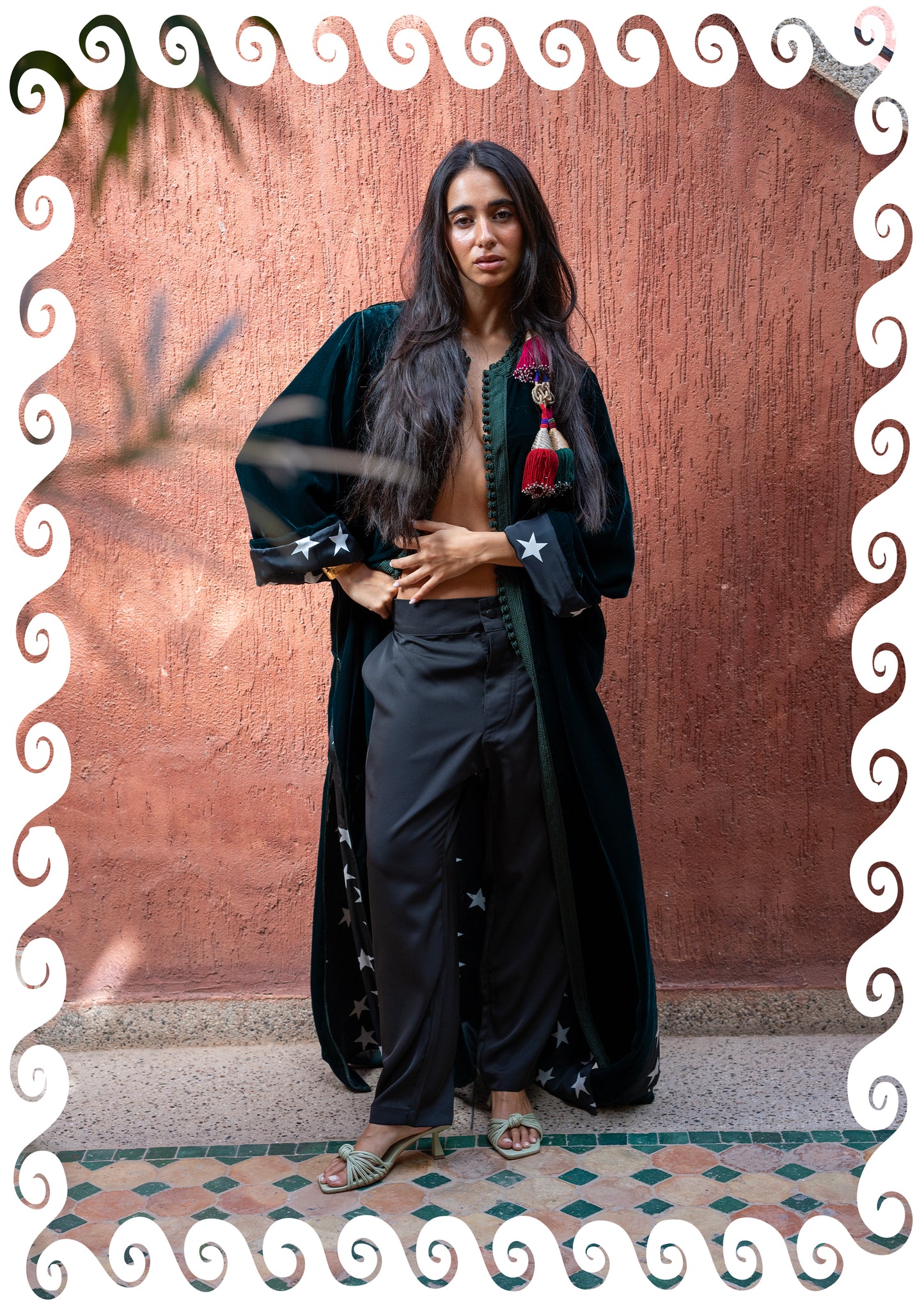 VELVET CAFTAN