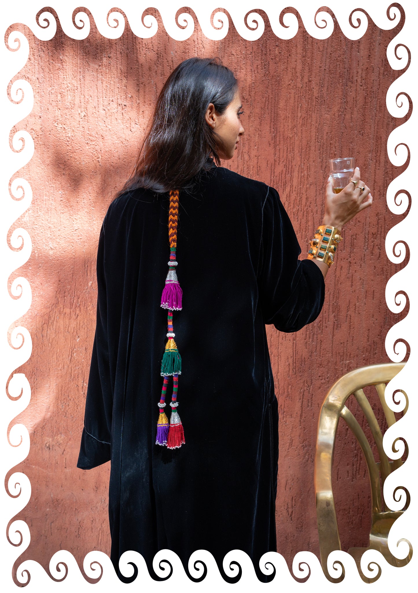 VELVET CAFTAN