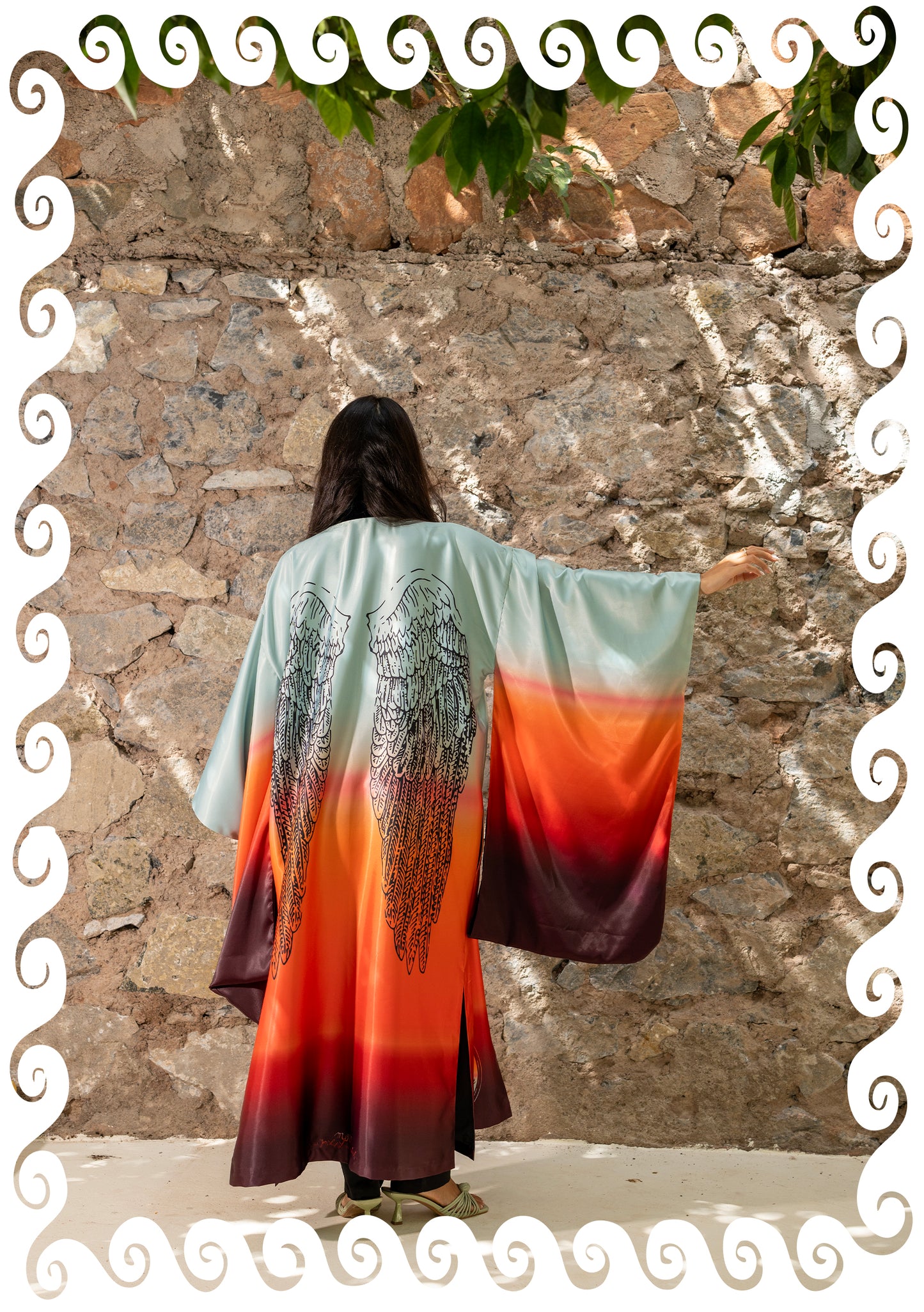 COAT KIMONO SUNSET