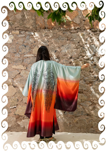 COAT KIMONO SUNSET