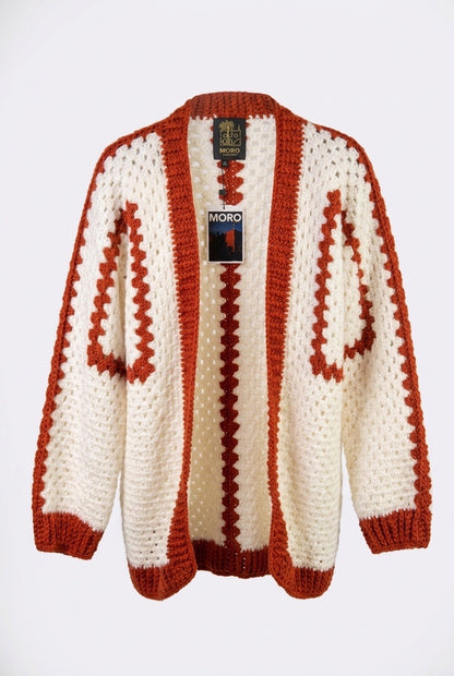 CROCHET CARDIGAN | terracotta