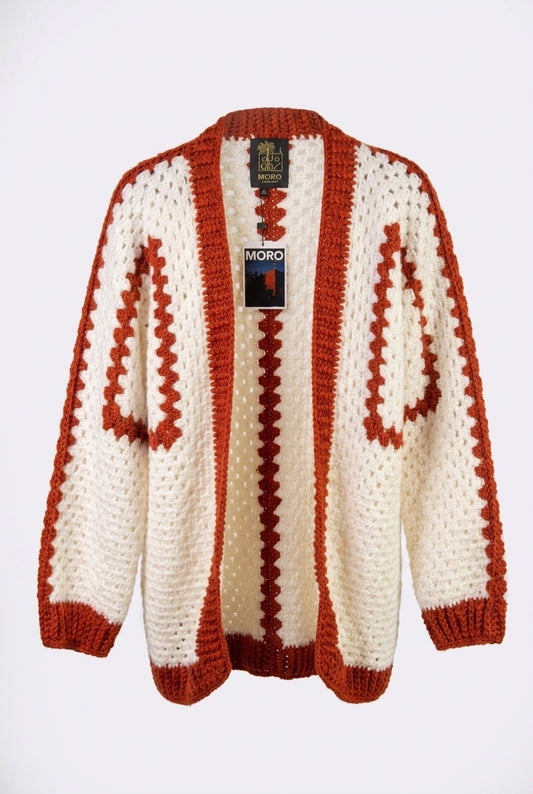 CROCHET CARDIGAN | terracotta