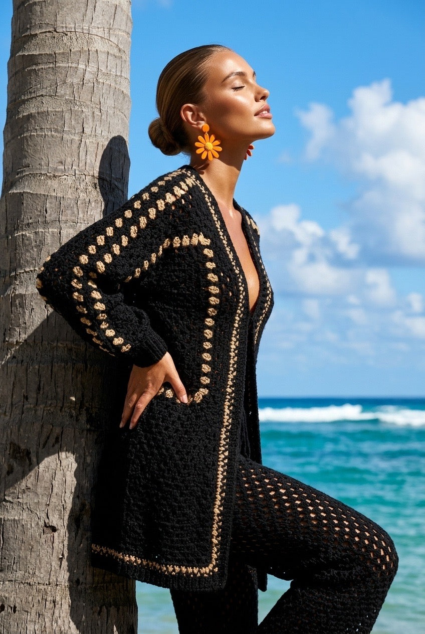 CROCHET CARDIGAN | raphia
