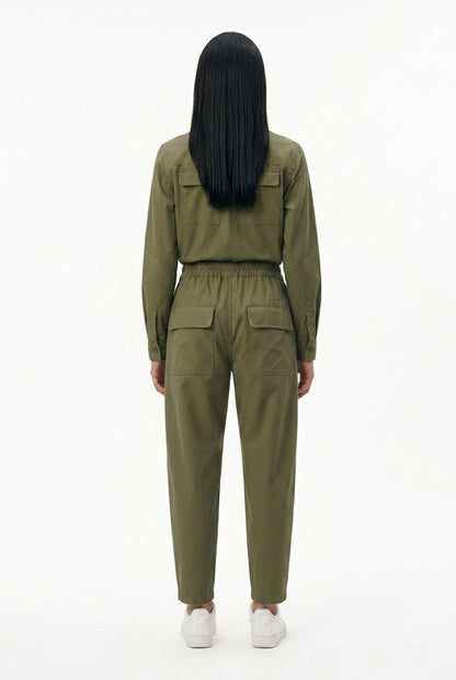 MORO CARGO PANT | khaki crepe