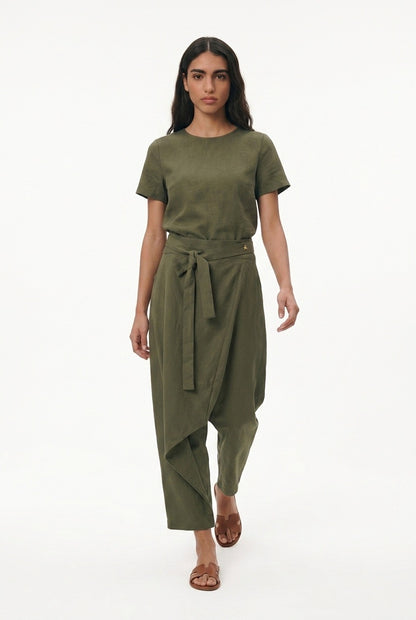 ZAGORA PANT | khaki denim