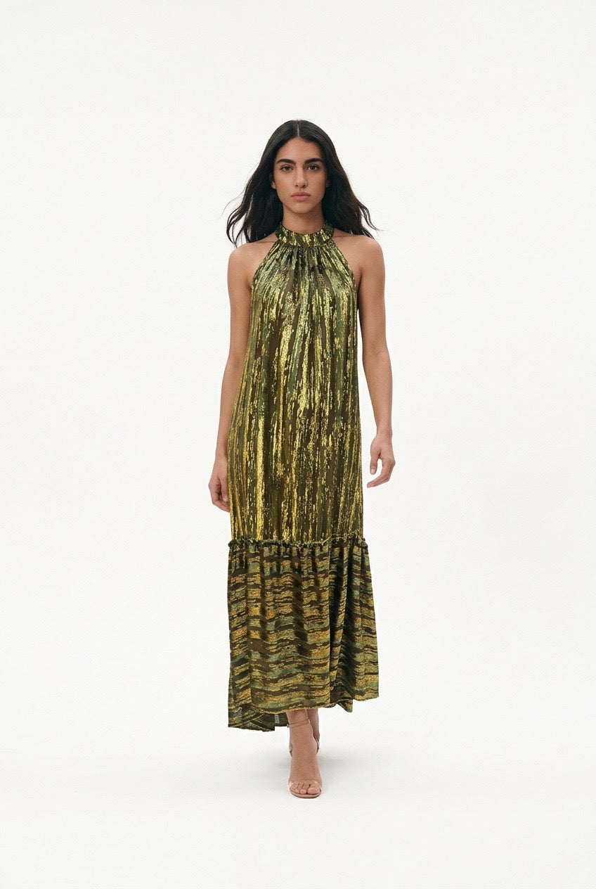 SANA DRESS | mousseline velvet