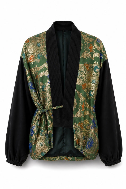 KIMONO BOMBER BROCARD