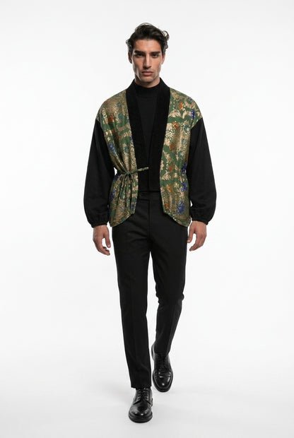 KIMONO BOMBER BROCARD