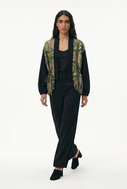 KIMONO BOMBER BROCARD