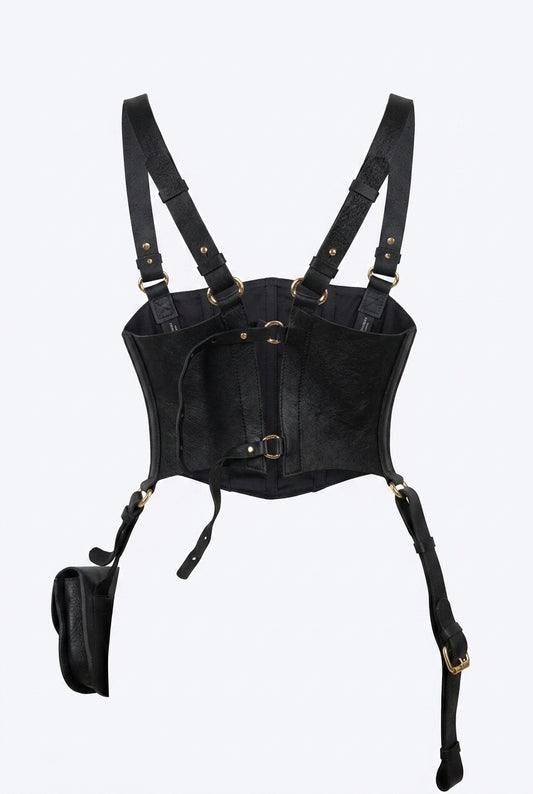 LEATHER BUSTIER