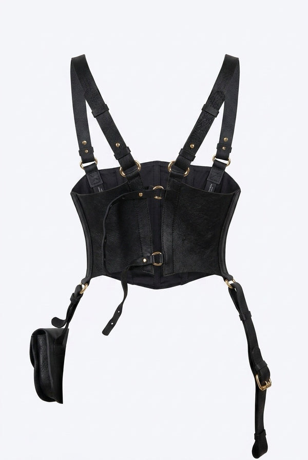 LEATHER BUSTIER