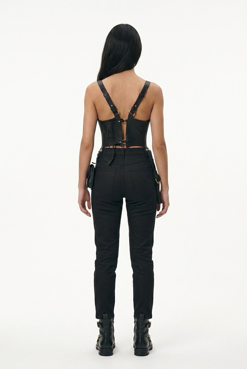 LEATHER BUSTIER