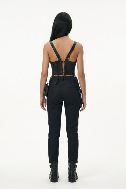 LEATHER BUSTIER