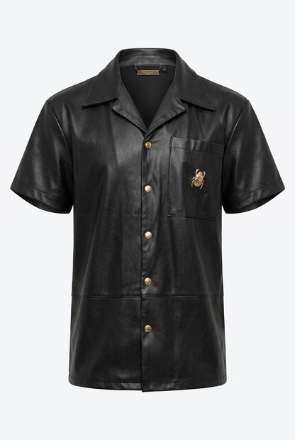 MORO LEATHER SHIRT