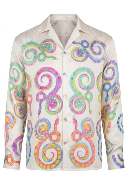 SILK PRINTED SHIRT ELHANCH