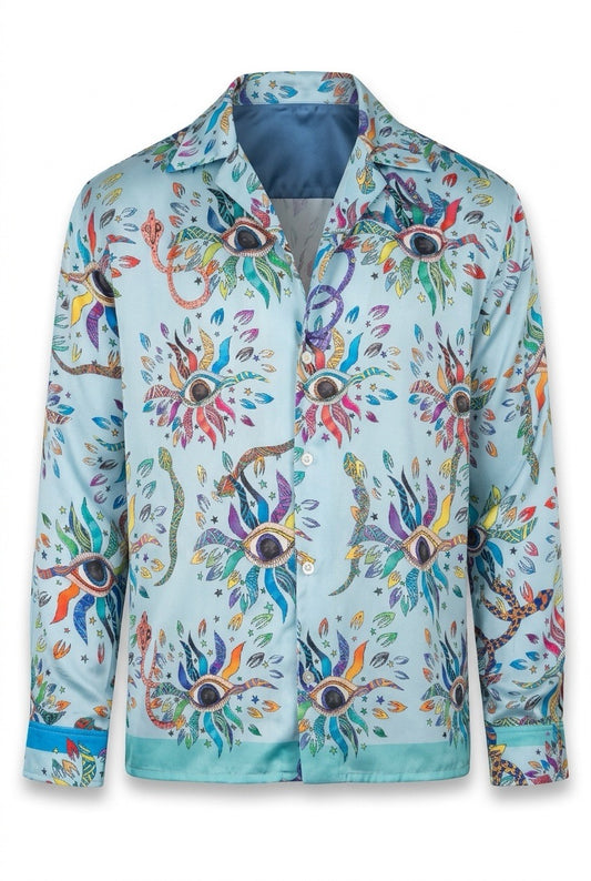 SILK PRINTED SHIRT EL AÏN