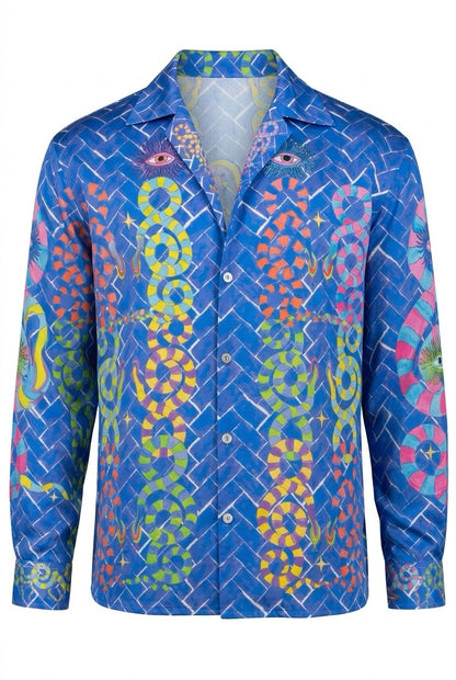 SILK PRINTED SHIRT ZELLIGE