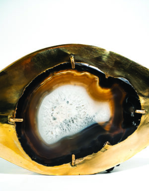 AGATE BRONZE LAMP